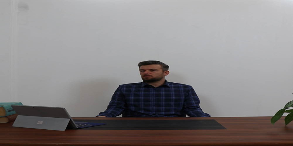 چرخش گردن پشت میز - ایران فیتنس چرخش گردن پشت میز