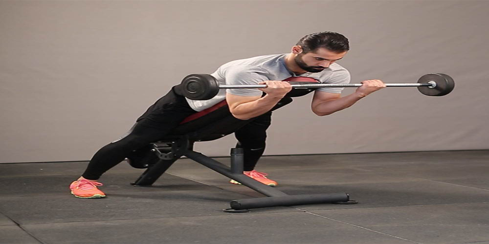 جلوبازو هالتر دمر روی میز شیبدار - ایران فیتنس جلوبازو هالتر دمر روی میز شیبدار