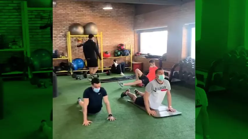 حامد لک تمرینات بدنسازی