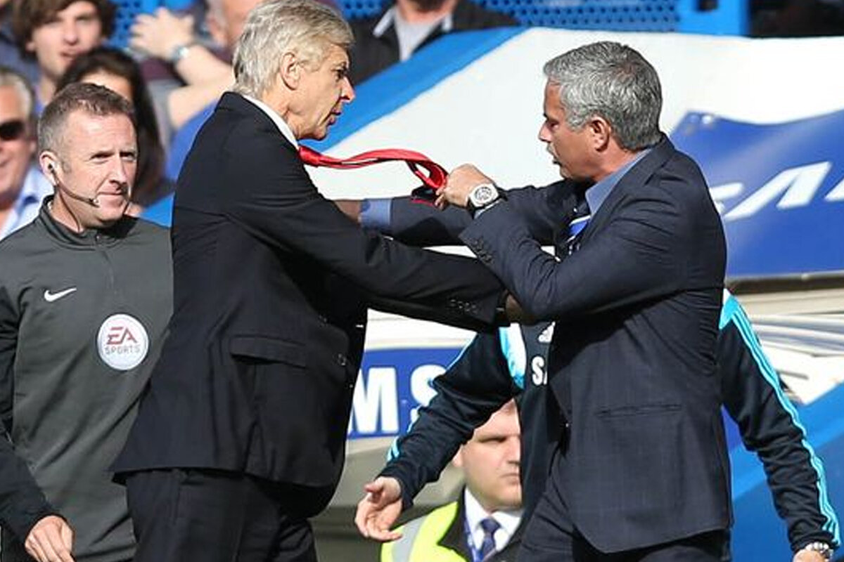 درگیری آرسن ونگر ژوره مورینو- فیتنس درگیری آرسن ونگر ژوره مورینو