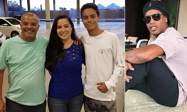 عکس خانوادگی رونالدینیو