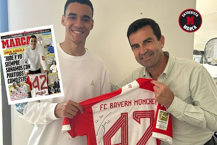 شماره پیراهن جمال موسیالا