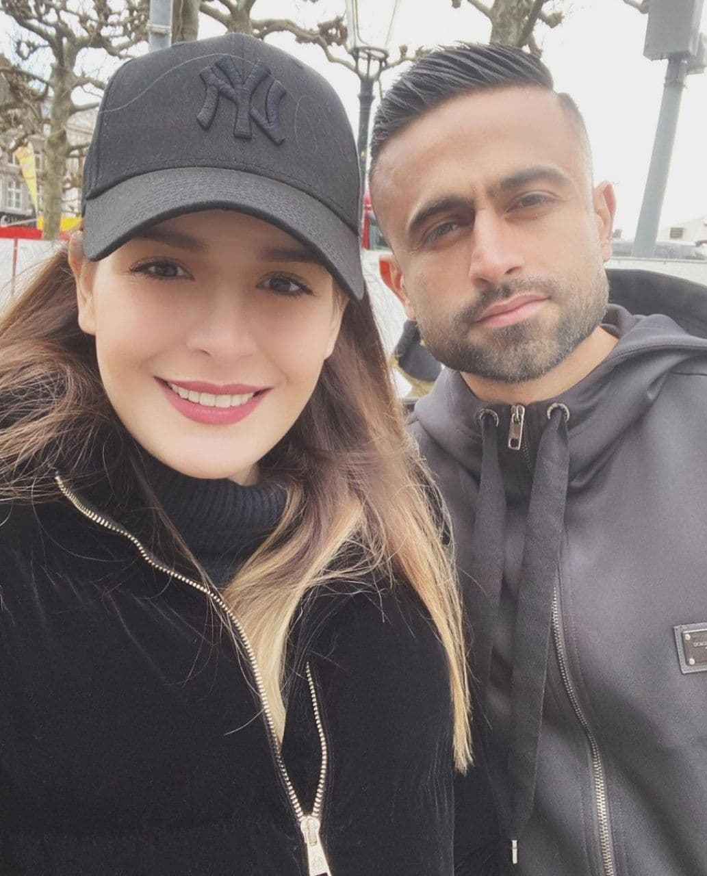 عکس امید ابراهیمی و همسرش