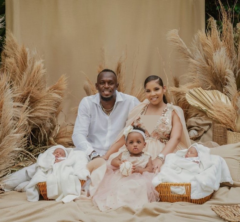 عکس خانوادگی یوسین بولت - فیتنس عکس خانوادگی یوسین بولت