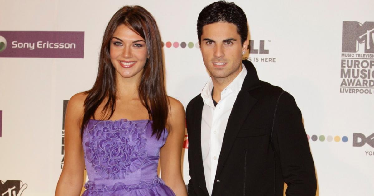 عکس میکل آرتتا و همسرش