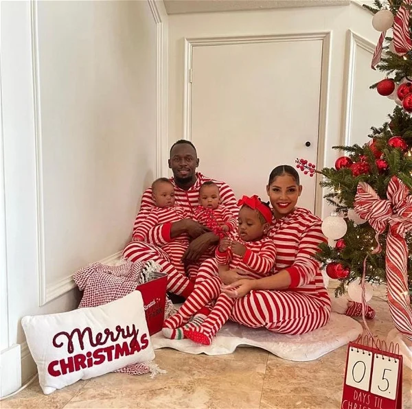 عکس یوسین بولت و فرزندانش- فیتنس عکس یوسین بولت و فرزندانش