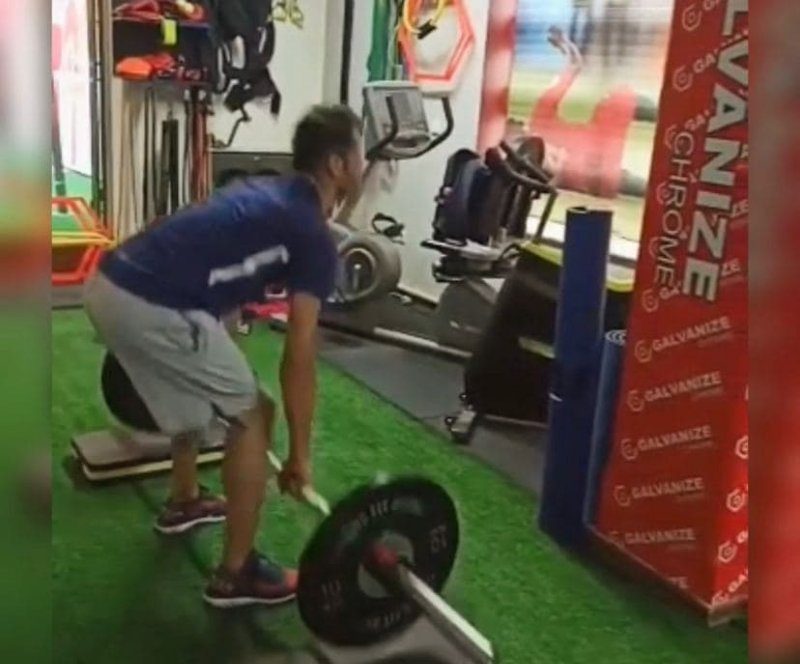 عیسی آل کثیر تمرینات بدنسازی