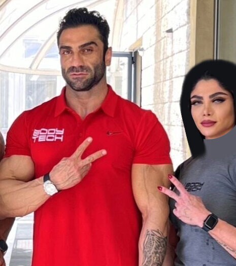 عکس سحر رحمانی و همسرش