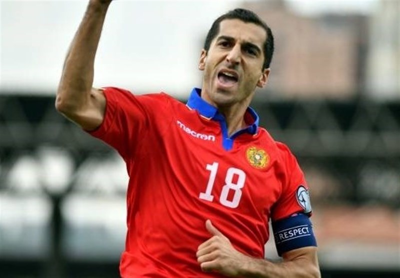 هنریک مخیتاریان تیم ملی ارمنستان