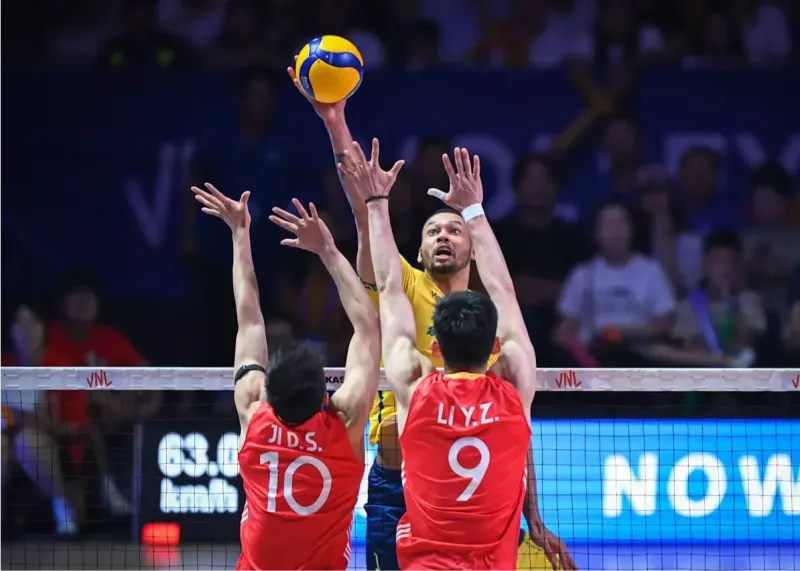 ساعت والیبال برزیل و چین - فیتنس ساعت والیبال برزیل و چین