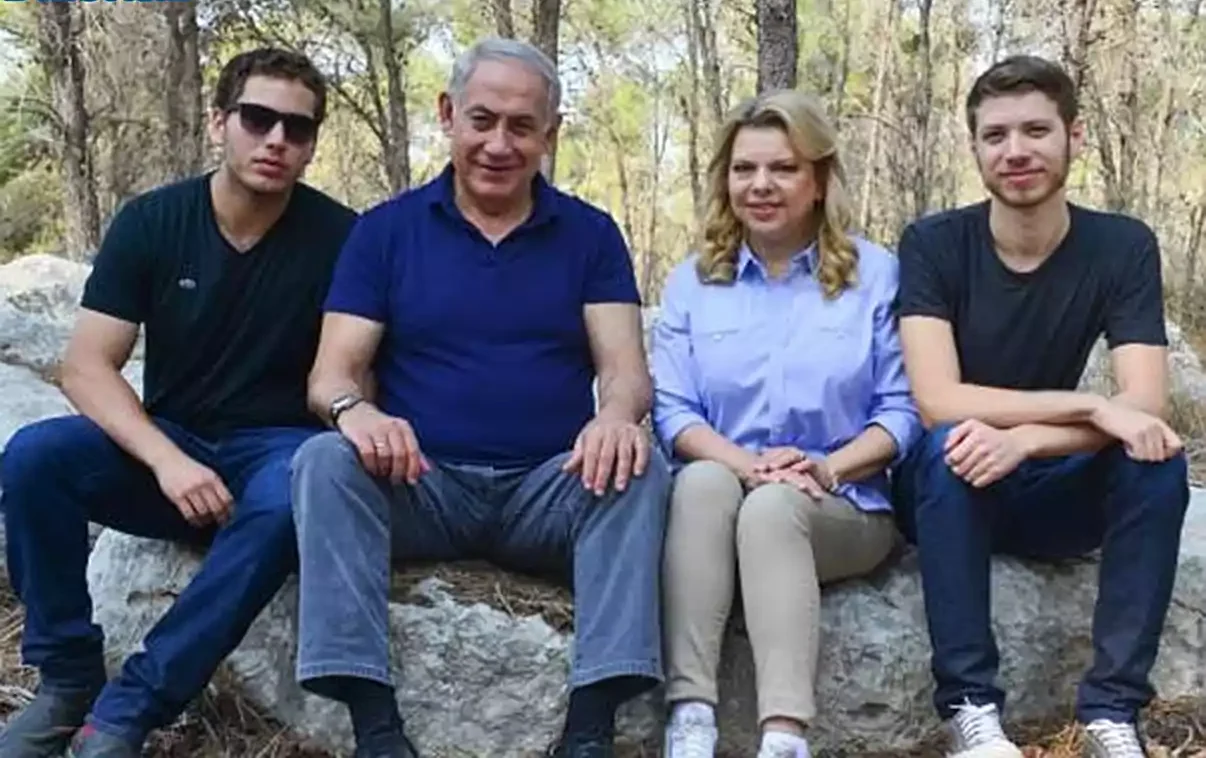 عکس خانوادگی بنیامین نتانیاهو