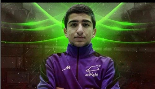 عکس پیام احمدی کشتی گیر