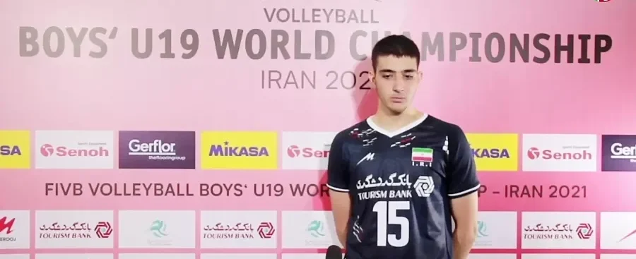 عرشیا به نژاد تیم ملی والیبال نوجوانان
