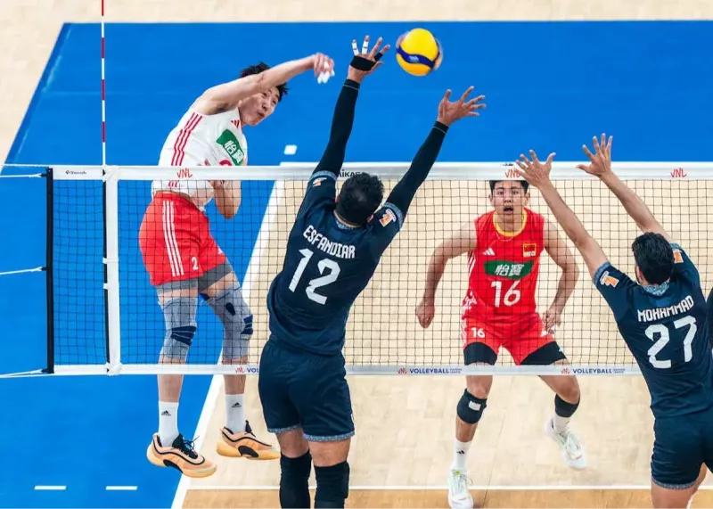 بازی چین و ایران لیگ ملتهای والیبال 26 تیر 1404 - دانستنی ها بازی چین و ایران لیگ ملتهای والیبال 26 تیر 1404