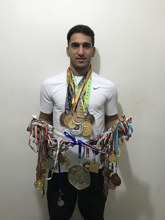 عکس حمیدرضا زرین پیکر کشتی گیر