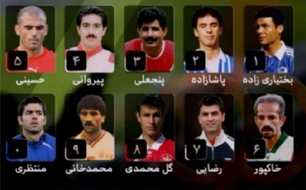 مدافع تاریخ فوتبال ایران