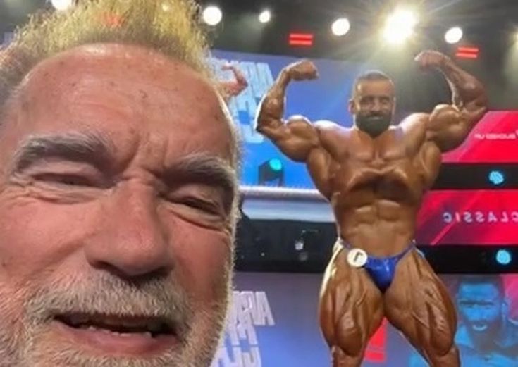 آرنولد شوارتزنگر و هادی چوپان